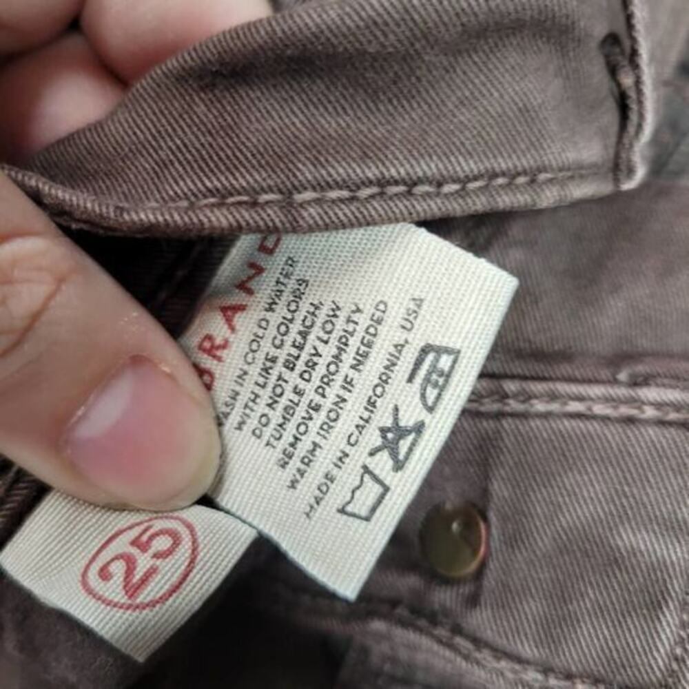 J Brand Women’s Brown Skinny Leg Suede‎ Pants Size 25 - Picture 6 of 8